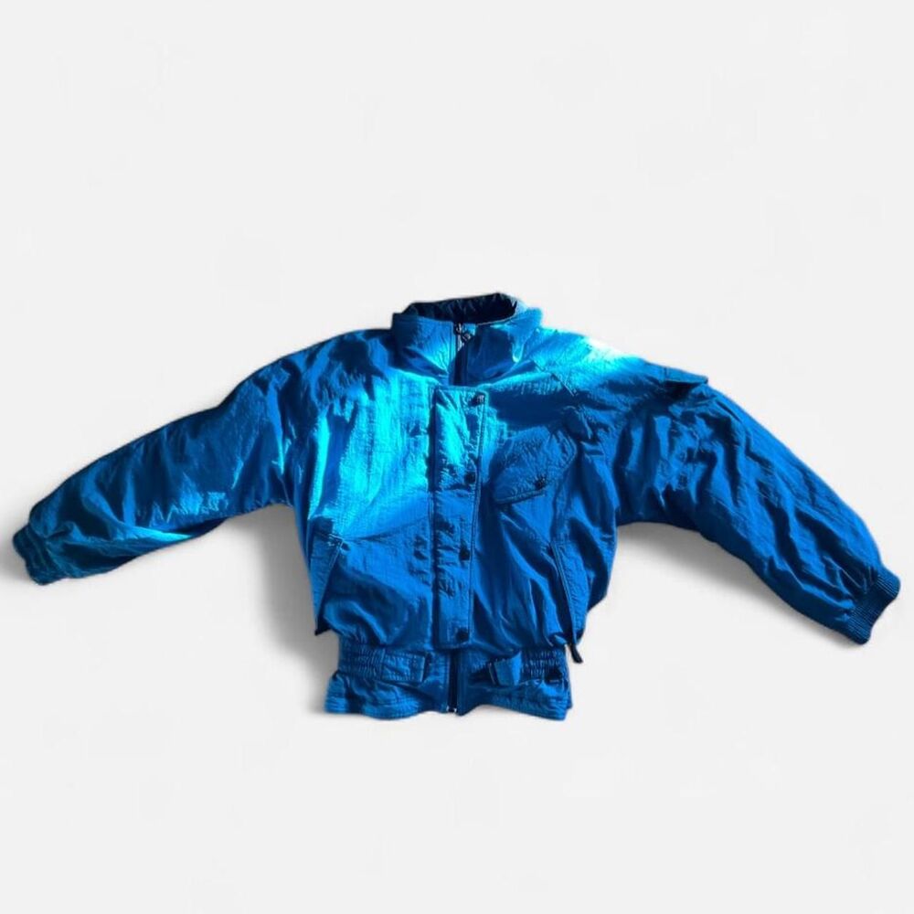Teal Vintage Helly Hansen windbreaker with arm pocket jacket Size 12